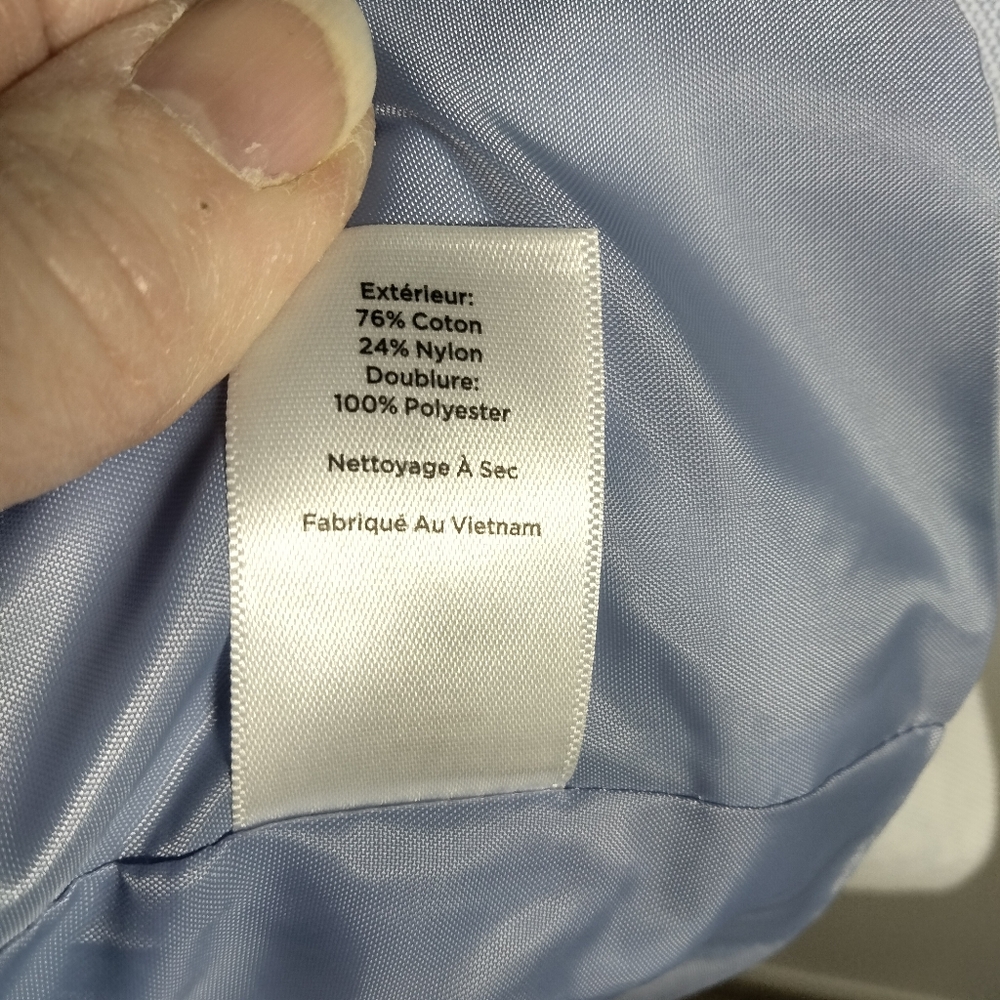 Talbots Aberdeen Light Blue Two Button Blazer Jac… - image 7